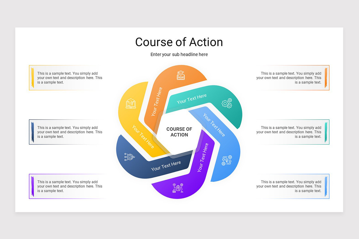 Course of Action Keynote Presentation Template | Nulivo Market