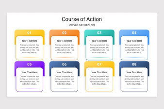 Course of Action Keynote Presentation Template | Nulivo Market