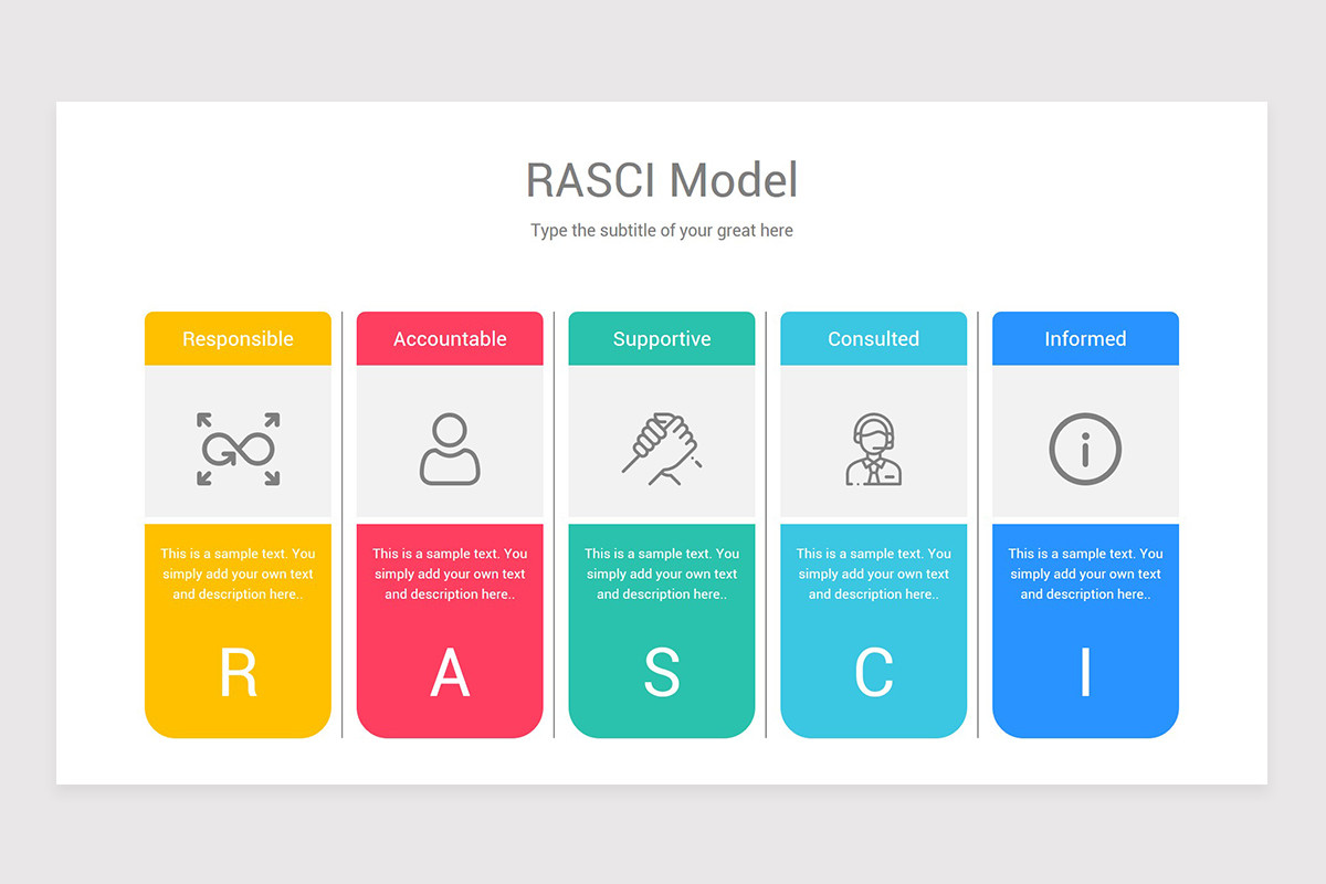 RASCI Model Keynote Presentation Template | Nulivo Market