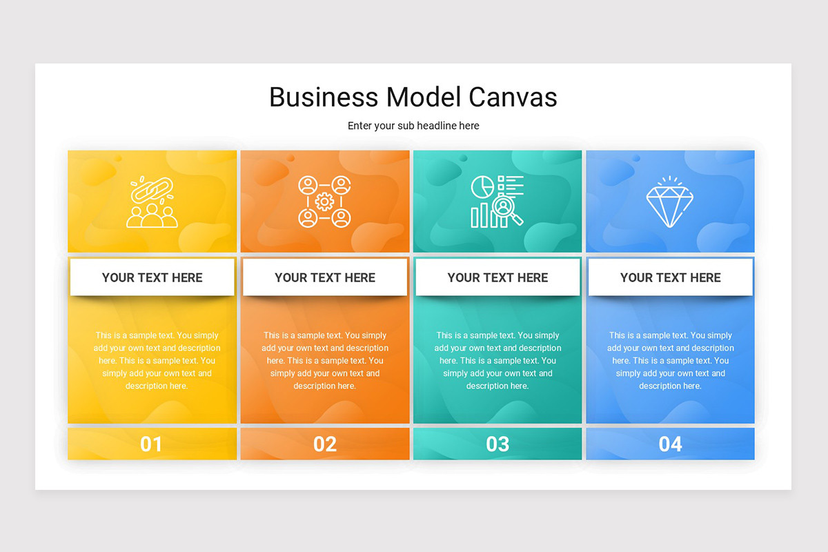 Business Model Canvas Google Slide Presentation Template | Nulivo Market