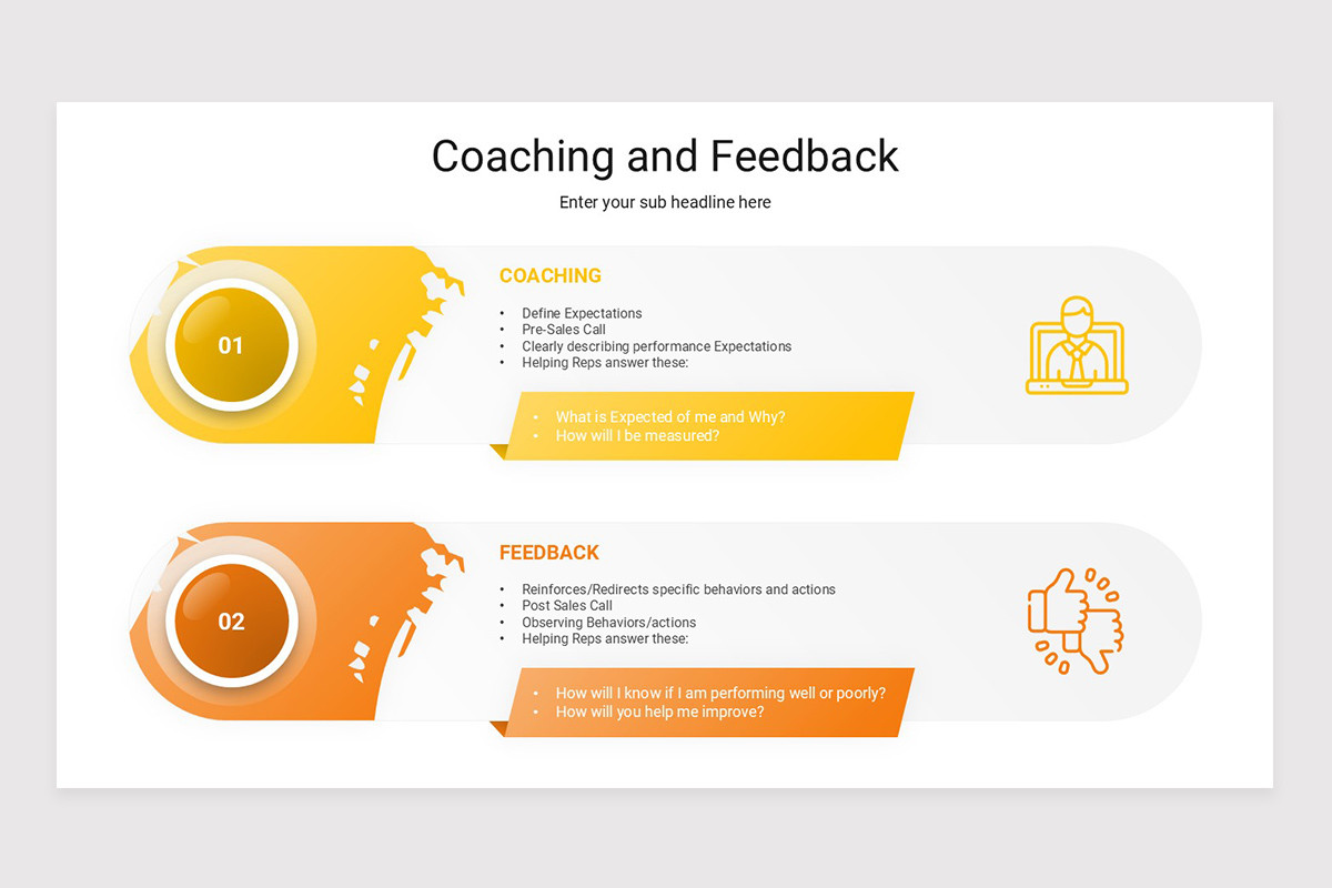 Coaching and Feedback Google Slide Presentation Template | Nulivo Market