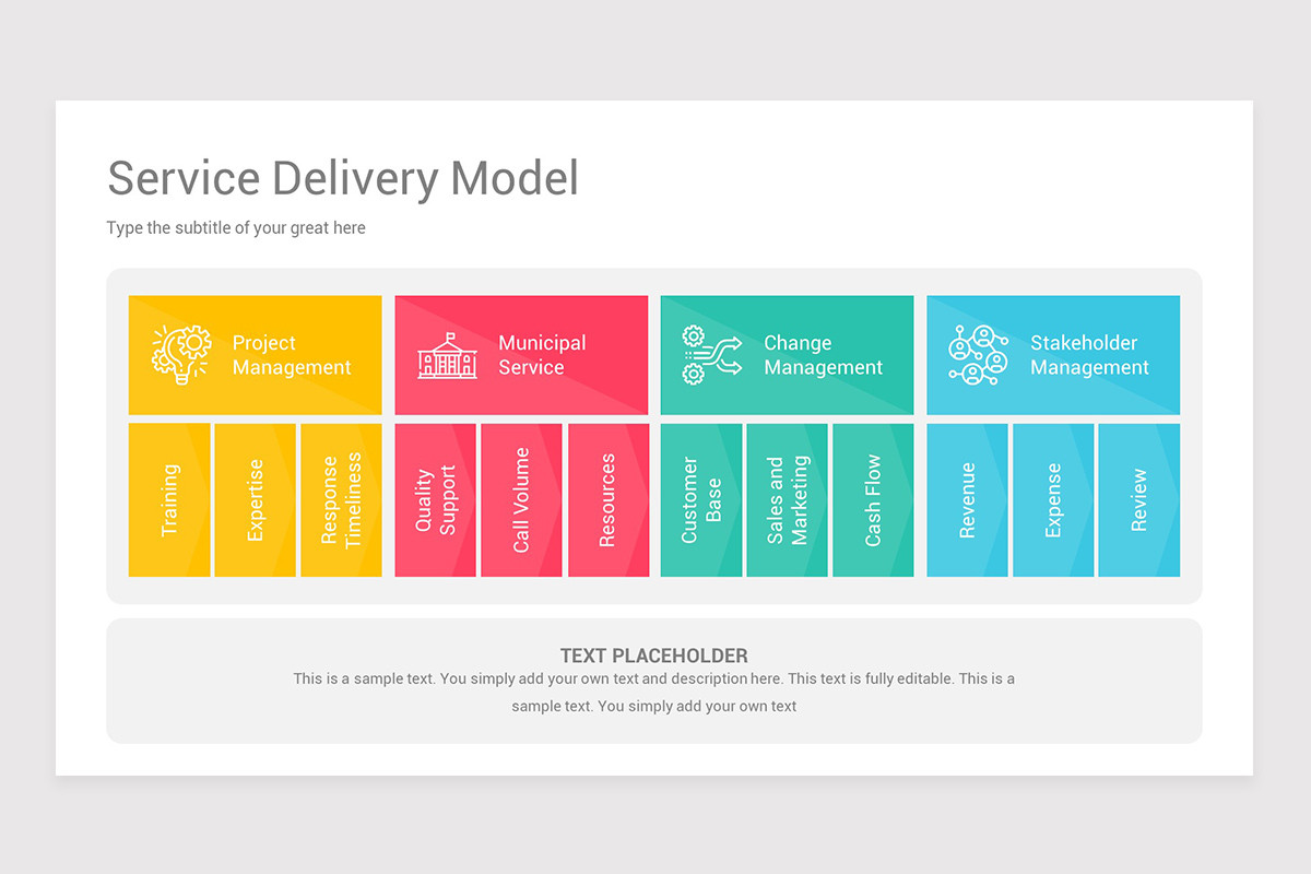 Service Model Format Service Delivery Models Keynote Template | Nulivo Market