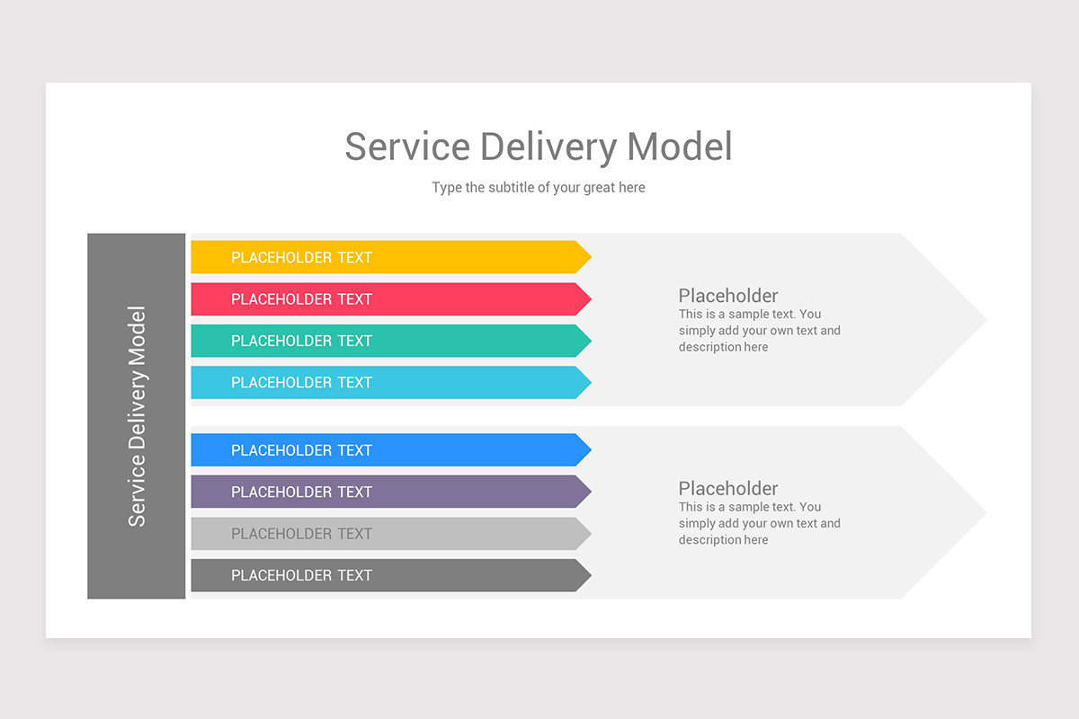 Service Model Format Service Delivery Models Keynote Template | Nulivo Market