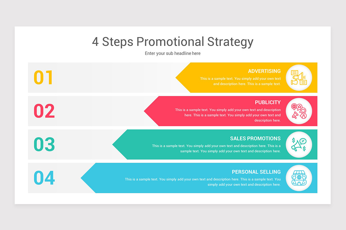 Promotion Strategy PowerPoint Template | Nulivo Market
