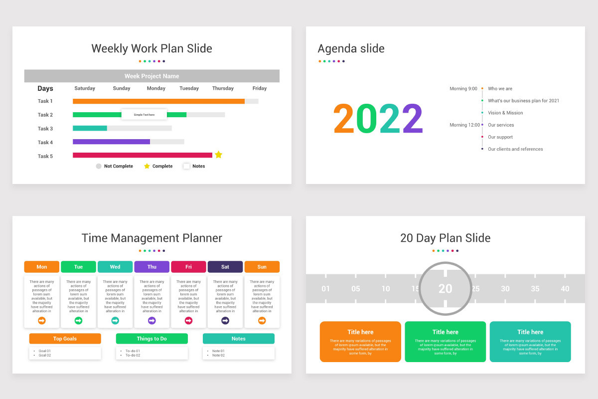Time Management Google Slides Template Nulivo Market