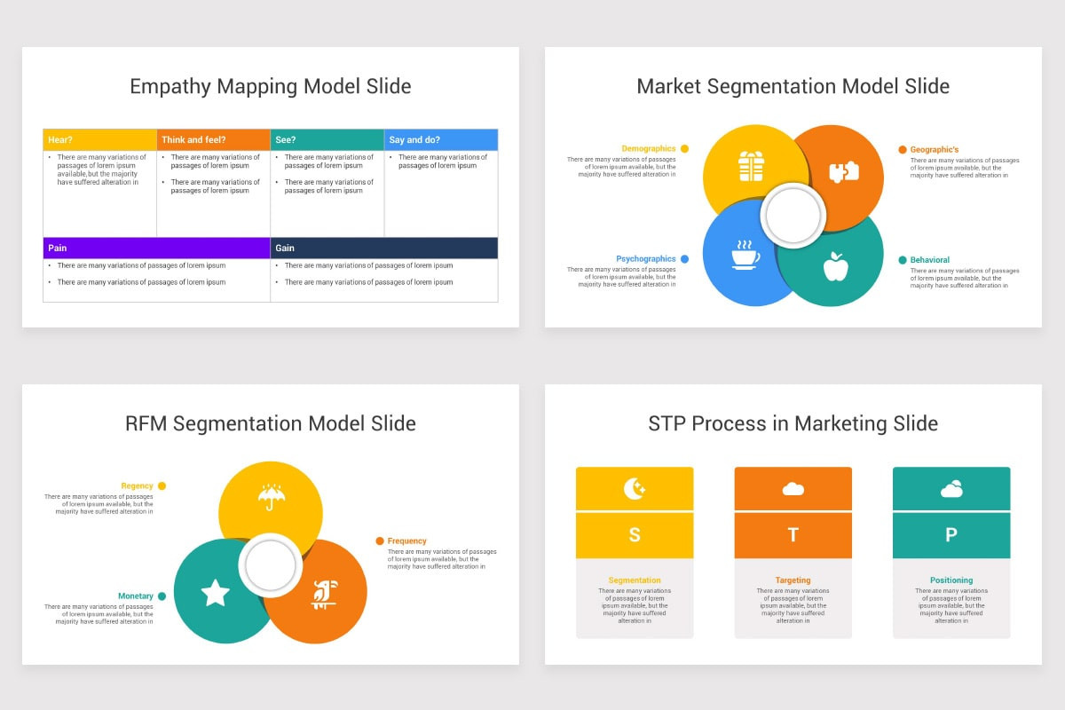 Marketing Strategy Model PowerPoint Template | Nulivo Market