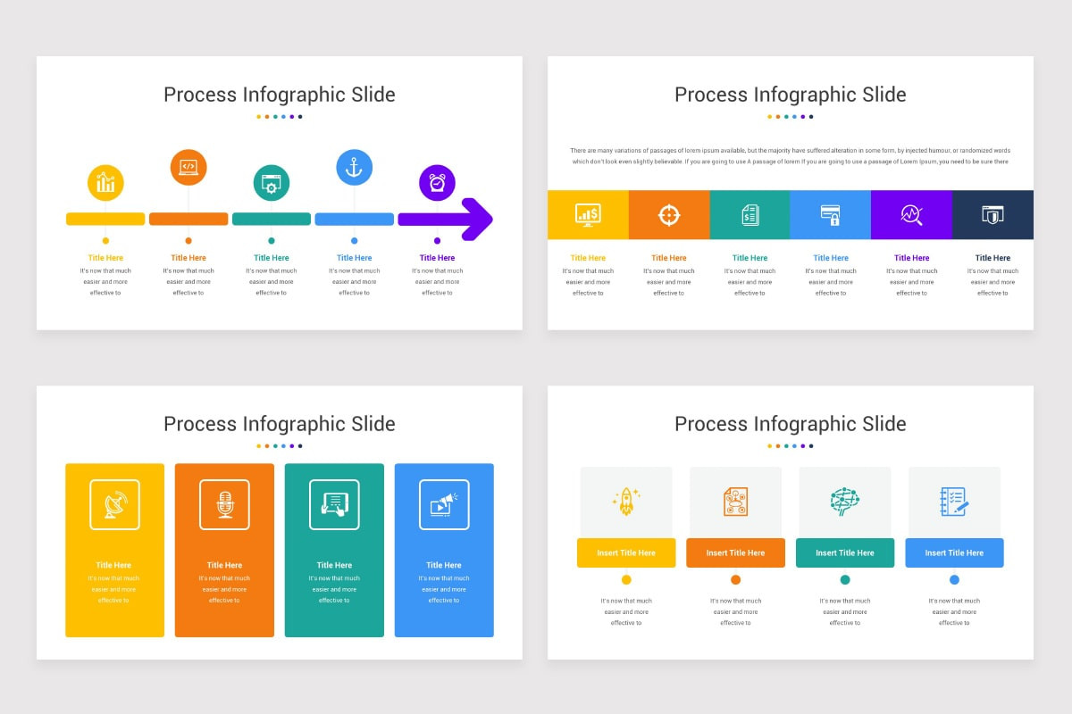 Process Workflow Infographics PowerPoint Template | Nulivo Market