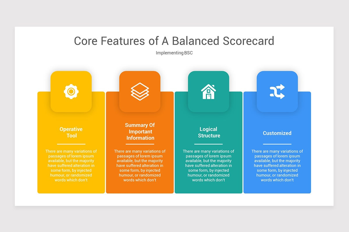 Balanced Scorecard Powerpoint Template