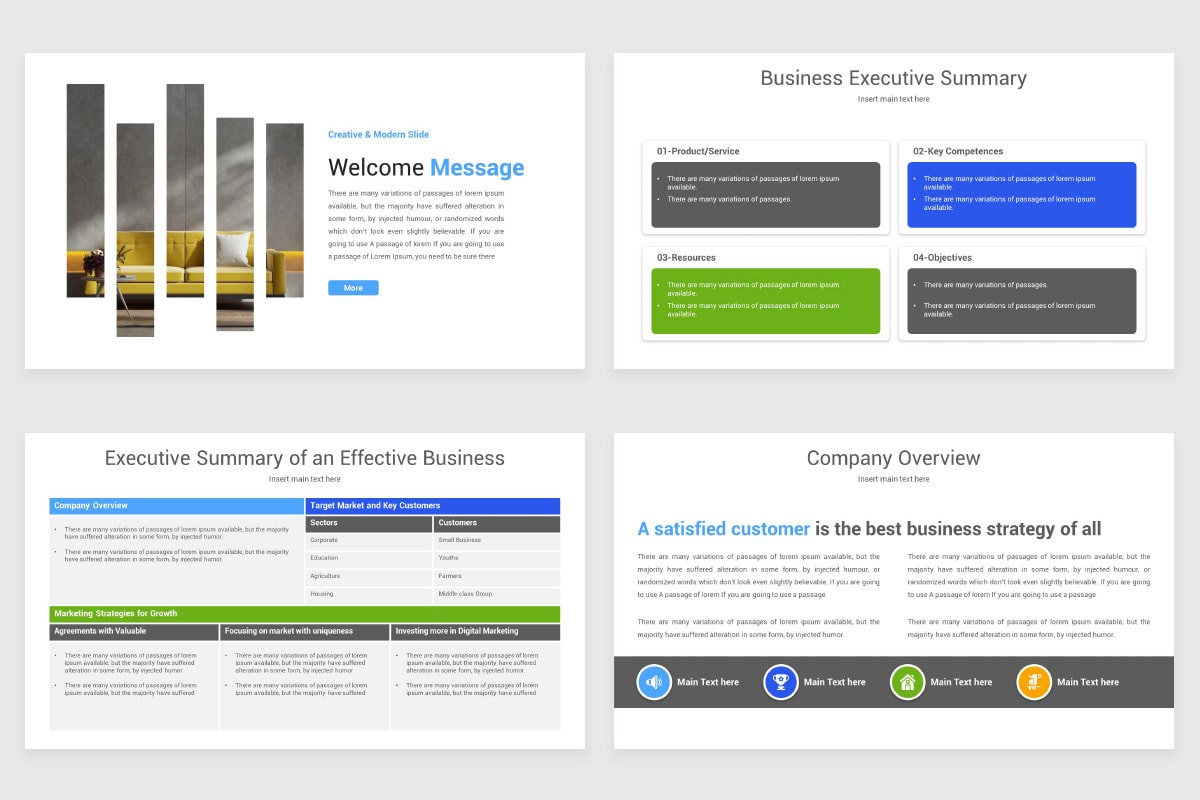 Business Results PowerPoint Presentation Template | Nulivo Market