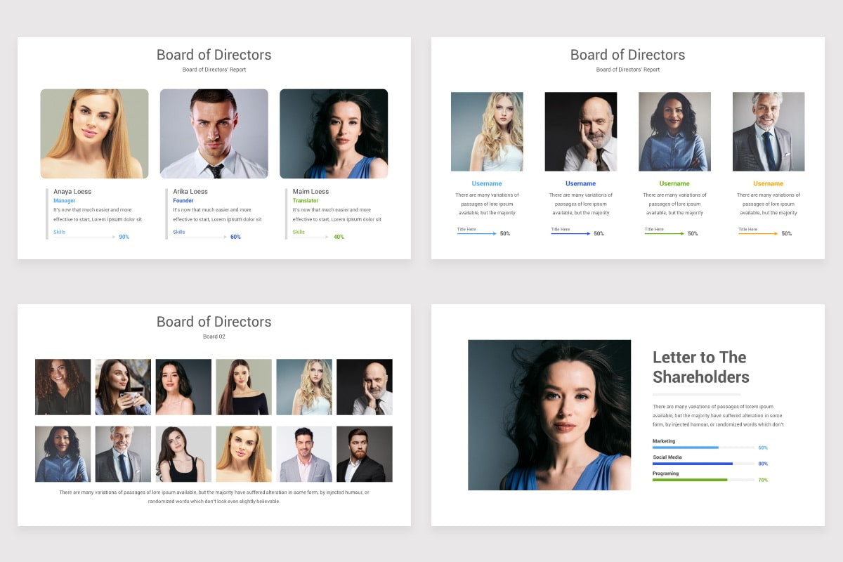 Business Results PowerPoint Presentation Template | Nulivo Market