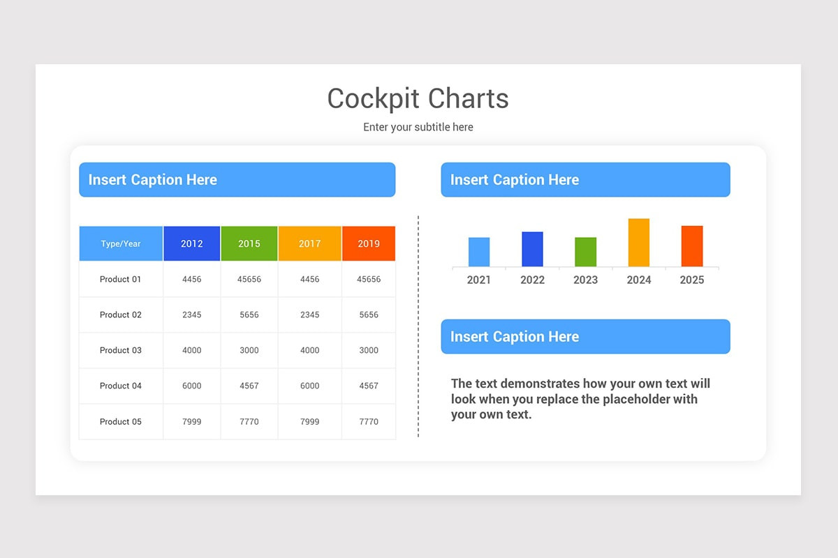 Report Cockpit Page Example Cockpit Charts PowerPoint Template | Nulivo Market