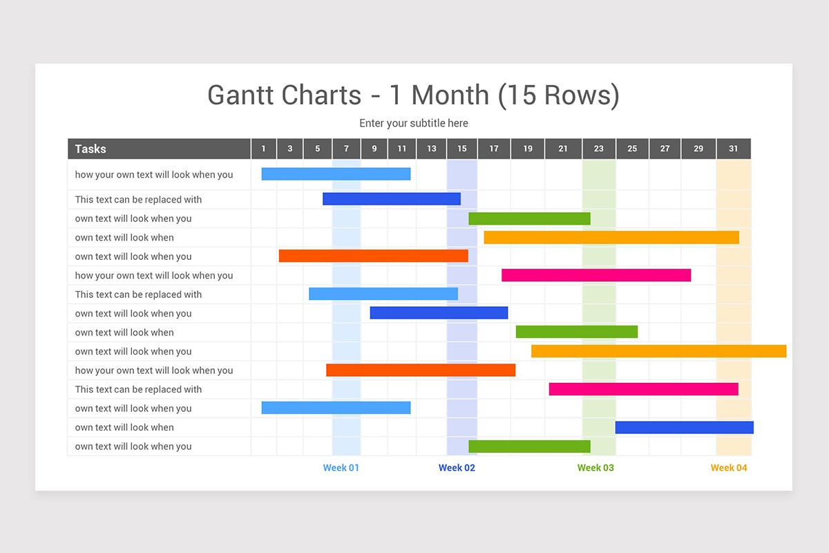Monthly Gantt Chart Keynote Template Nulivo Market Monthly Gantt Chart Keynote Template Nulivo Market