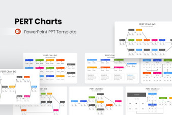 PERT Charts PowerPoint Template
