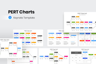 PERT Charts Keynote Template