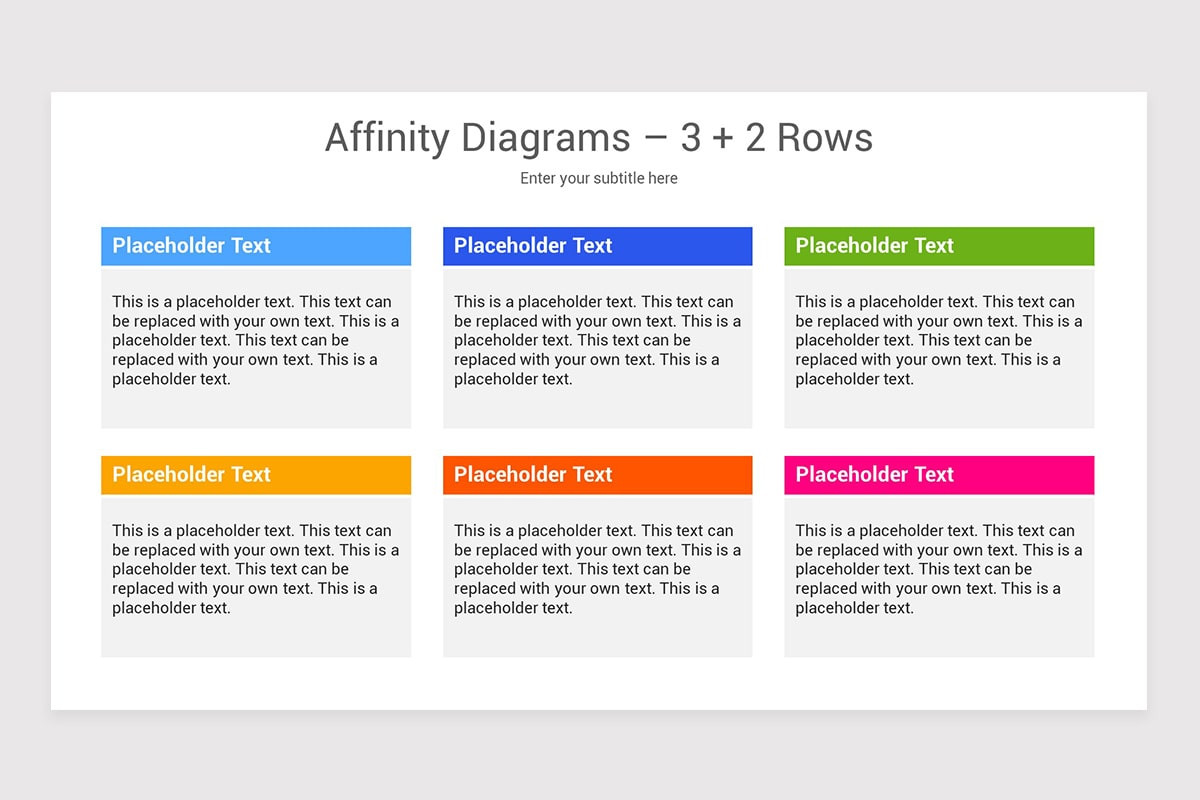 Affinity Infographics Affinity Diagrams PowerPoint Template | Nulivo Market