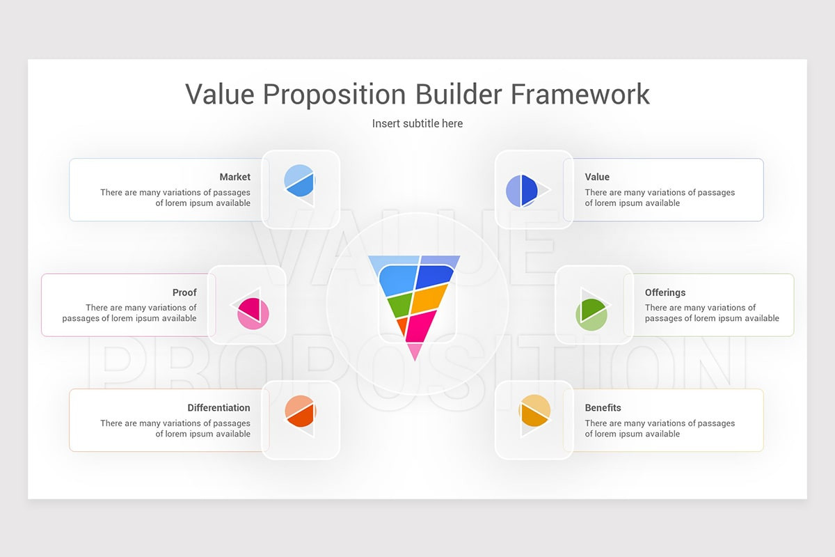 Powerpoint Value Vector Graphics Value Proposition PowerPoint Template | Nulivo Market