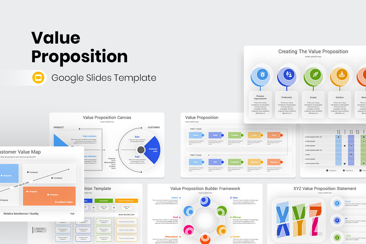 Value Proposition Google Slide Template Nulivo Market