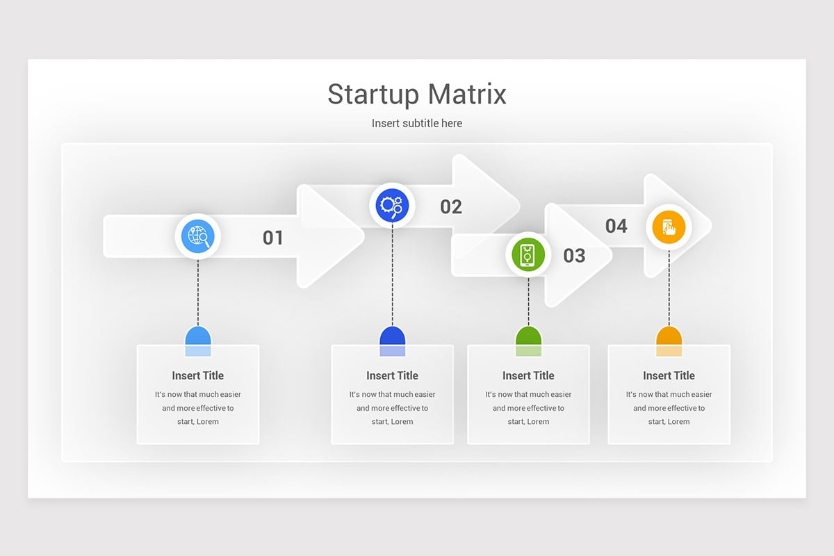 Startup Matrix Startup Strategy Tools Keynote Template | Nulivo Market