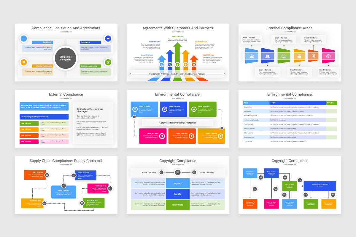 Corporate Compliance Keynote Template