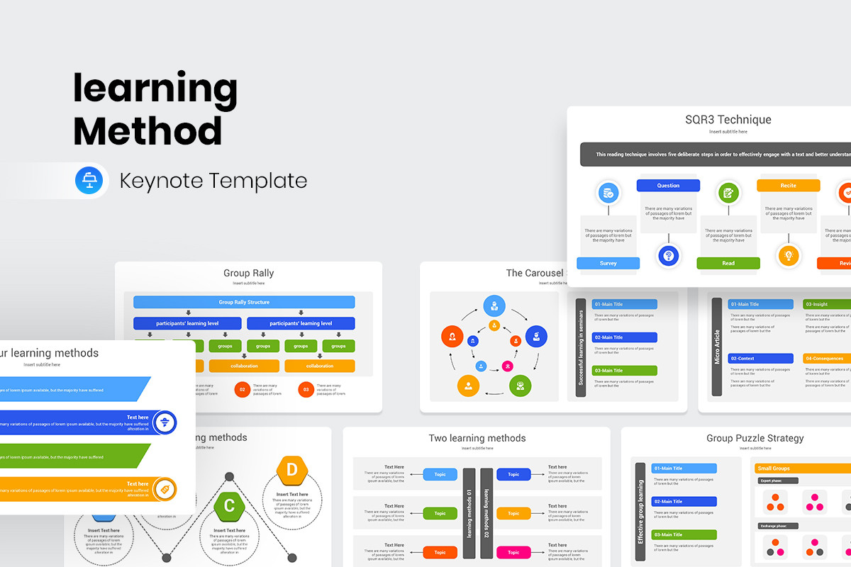 Keynote Learning learning Method Keynote Template | Nulivo Market