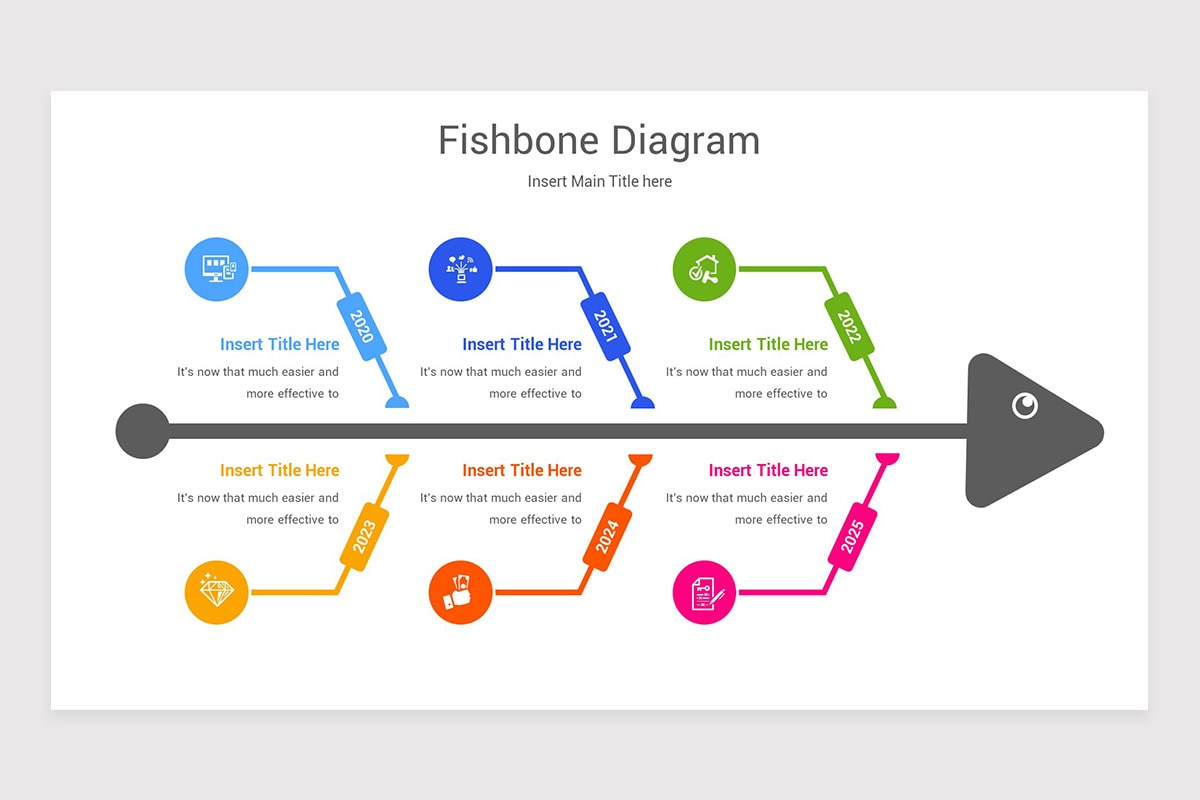 Fishbone Infographic PowerPoint template | Nulivo Market