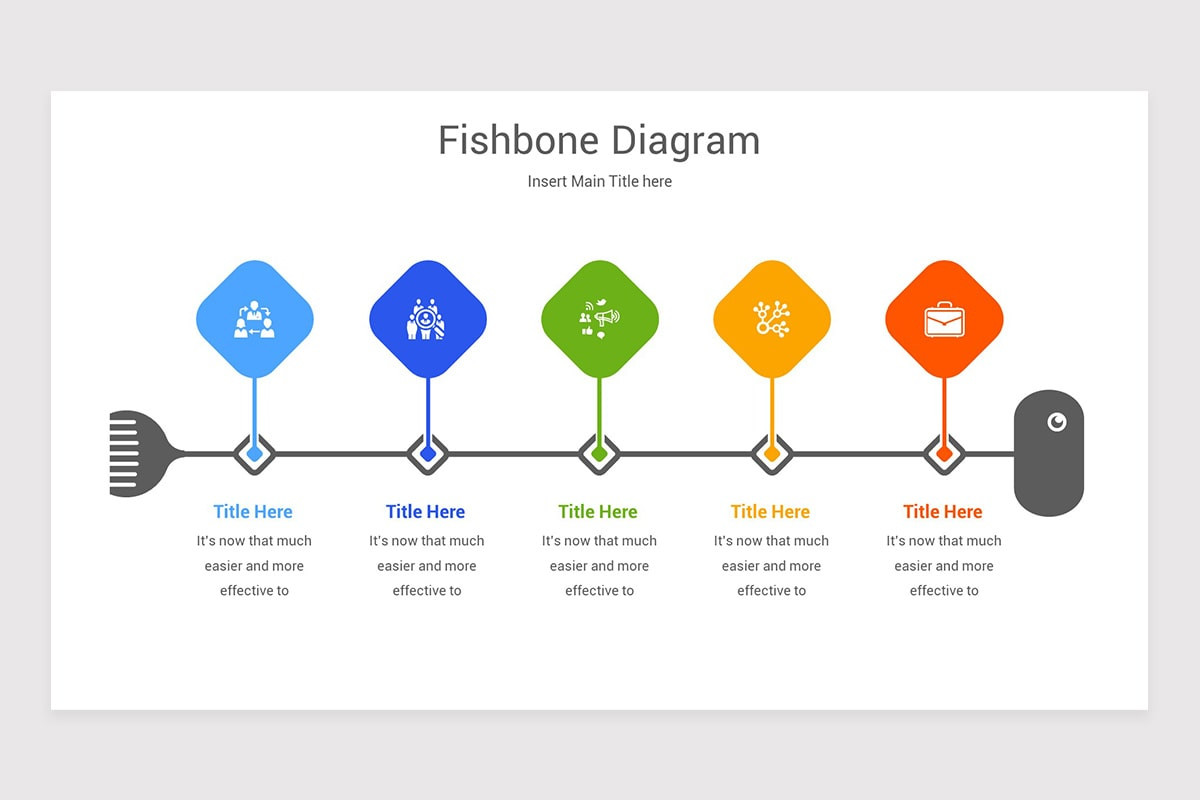 Fishbone Infographic Google Slide template | Nulivo Market