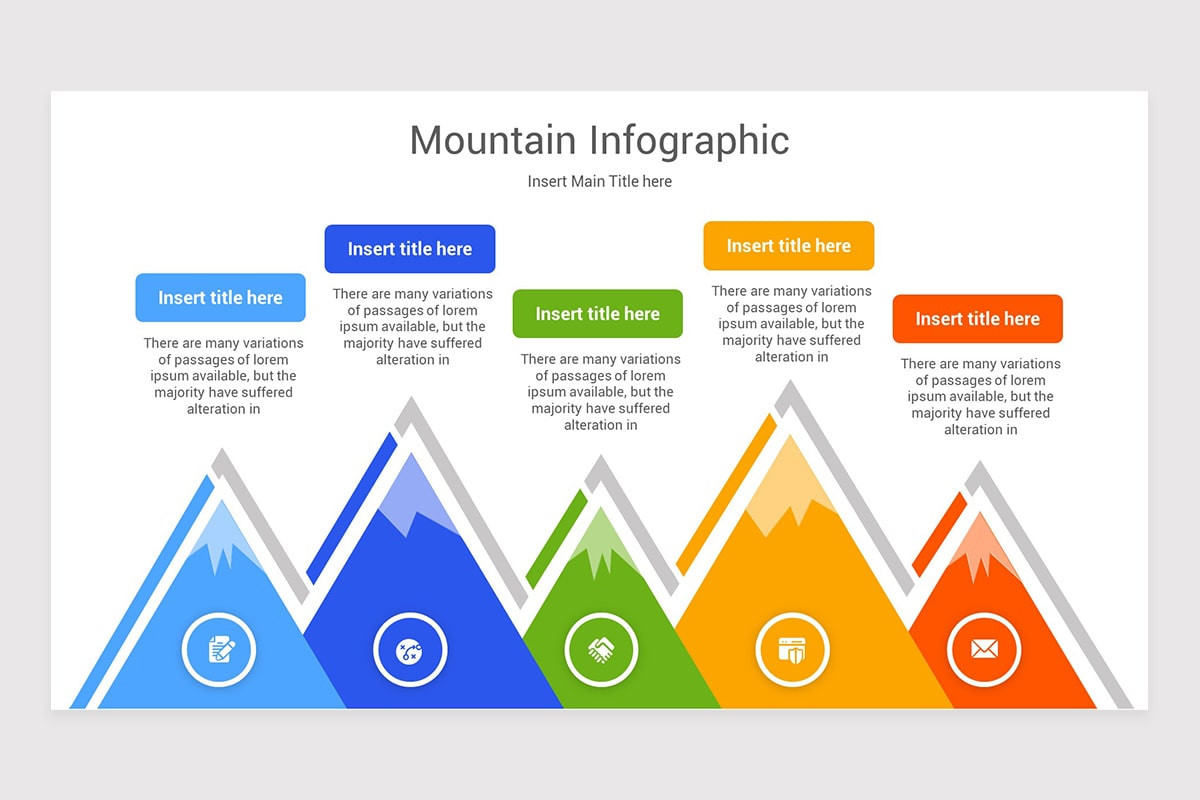Mountain Infographic Google Slide Template | Nulivo Market