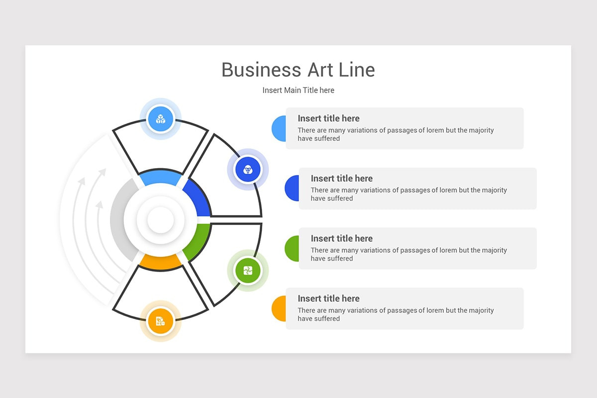 Business Art Line PowerPoint Template | Nulivo Market