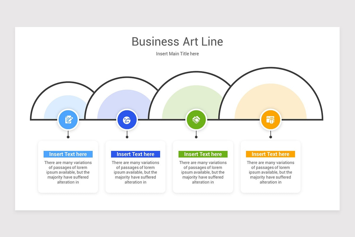 Business Art Line PowerPoint Template | Nulivo Market