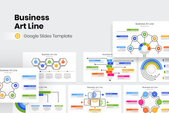 Business Art Line Google Slide Template