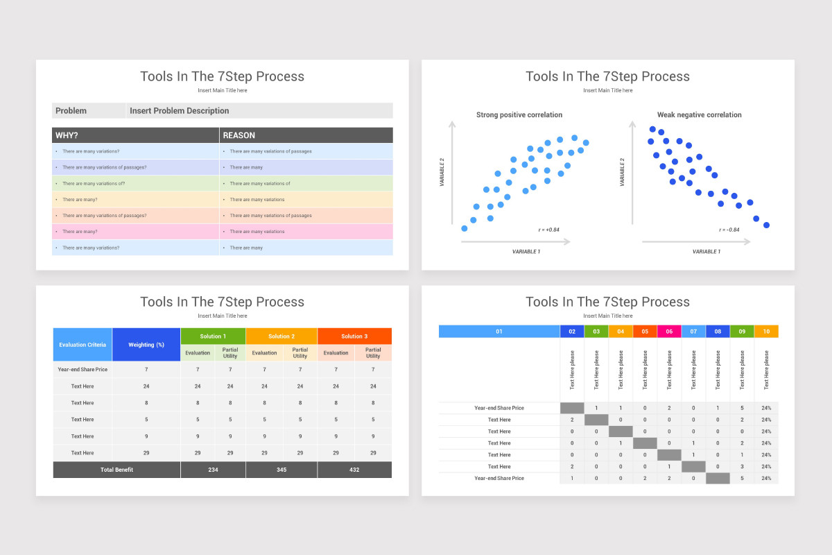 7Step Process Keynote Template | Nulivo Market