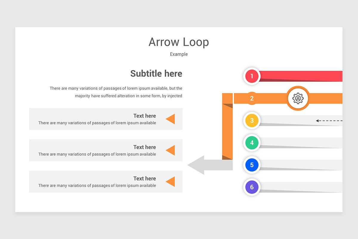 Arrow Loop Google Slide Template | Nulivo Market