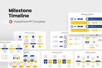 Milestone Timeline PowerPoint Template