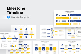 Milestone Timeline Keynote Template