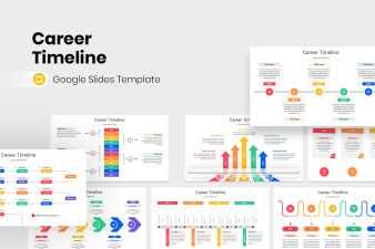 Career Timeline Google Slide Template