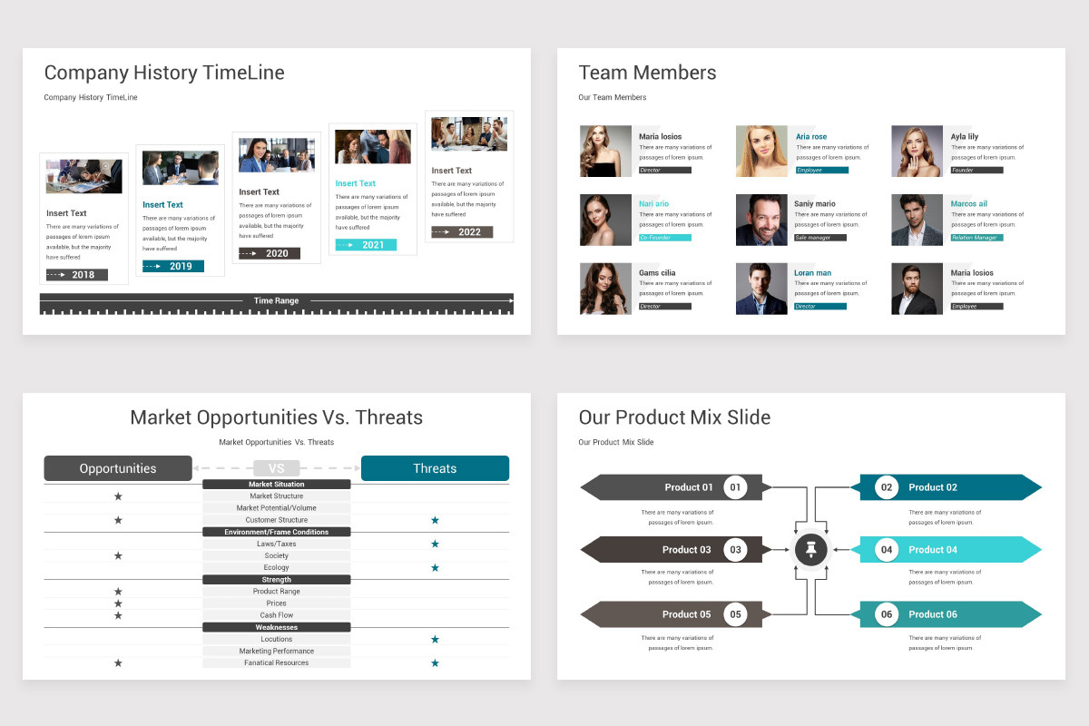 Marketing Strategy Deck PowerPoint Template | Nulivo Market