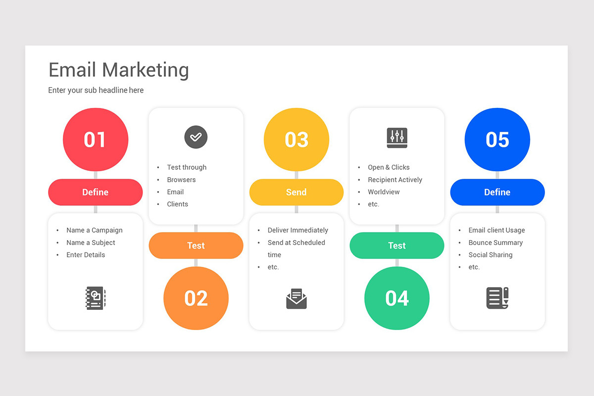 Email Marketing PowerPoint Presentation Template | Nulivo Market