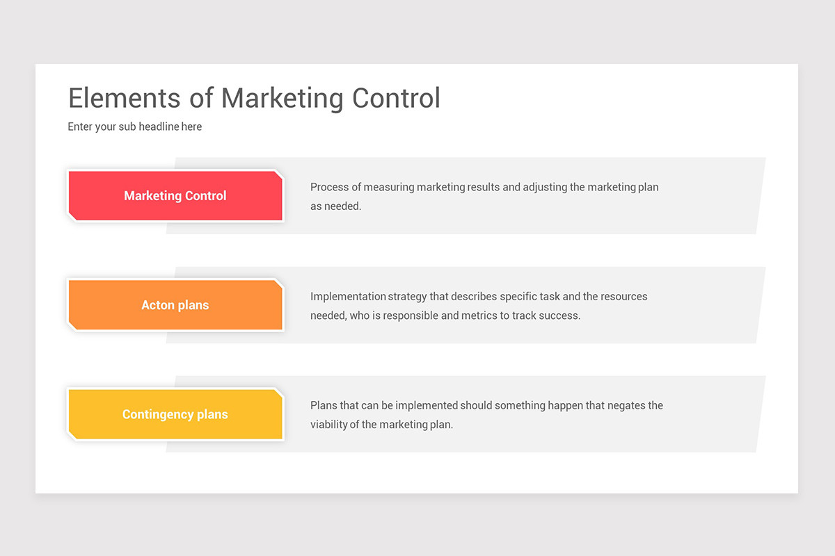 Market Control Key Controls Marketing Control PowerPoint Template | Nulivo Market