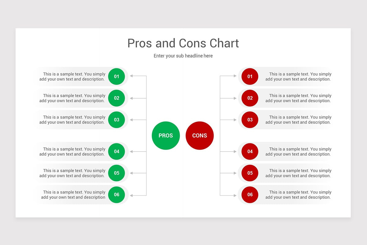 Tips Cons Pros And Cons Chart Word