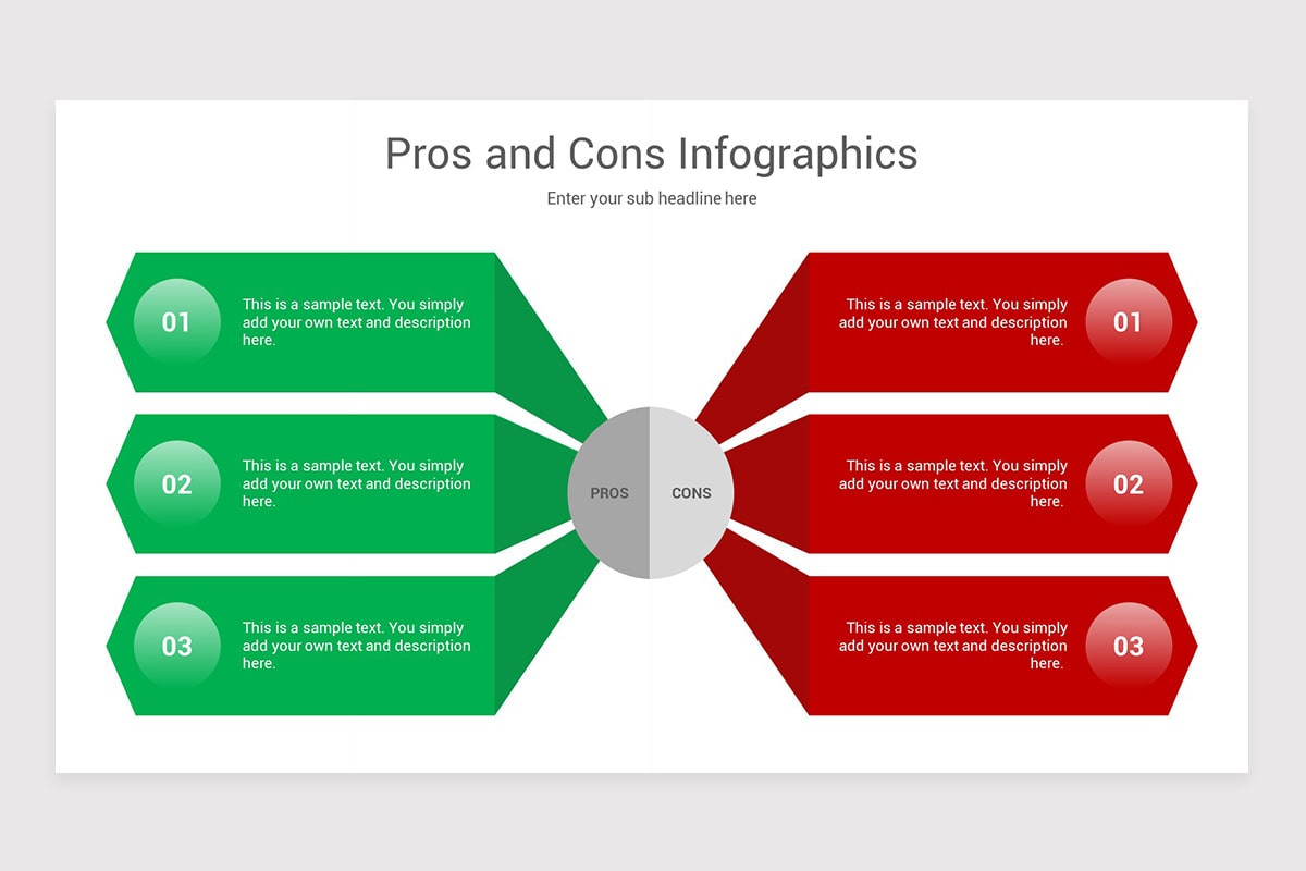 Pros and Cons PowerPoint Template | Nulivo Market