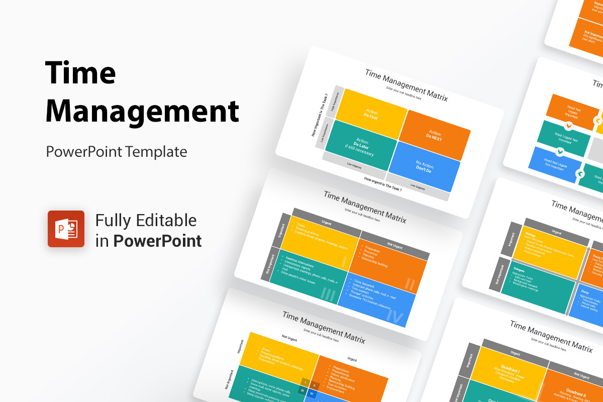 Time Management Presentation PowerPoint Template Nulivo Market
