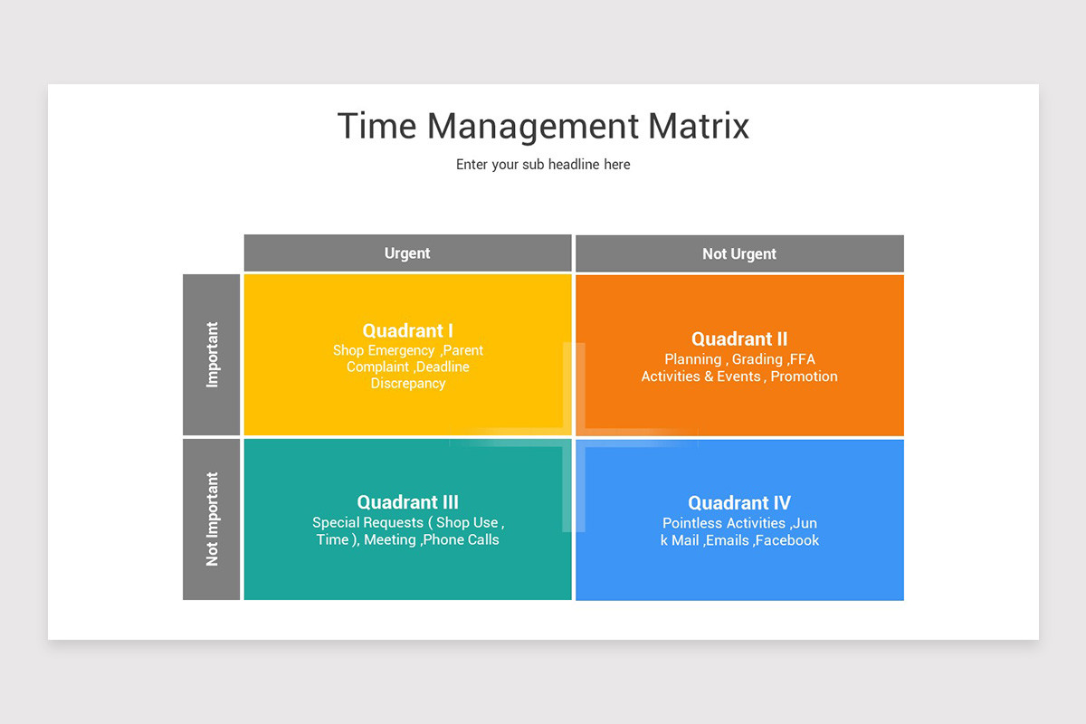 Time Management Presentation PowerPoint Template | Nulivo Market