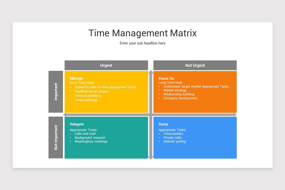 Time Management Presentation Keynote Template | Nulivo Market