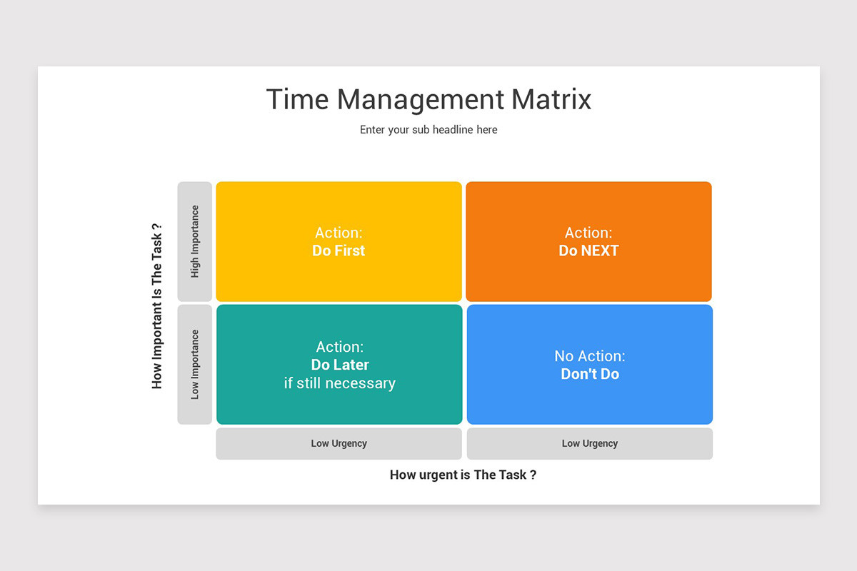 Time Management Presentation Keynote Template | Nulivo Market
