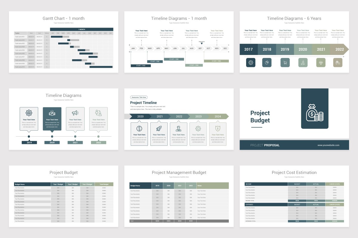 Project Proposal PowerPoint Template | Nulivo Market