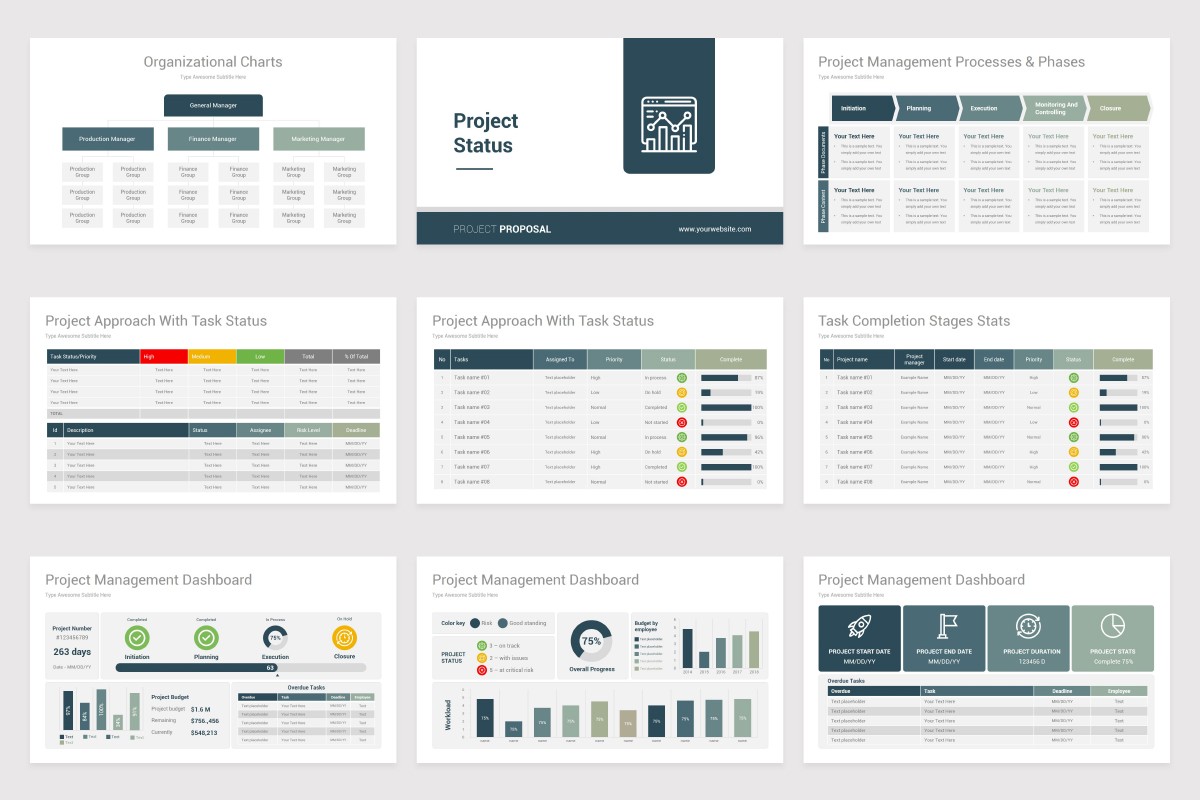 Project Proposal PowerPoint Template | Nulivo Market