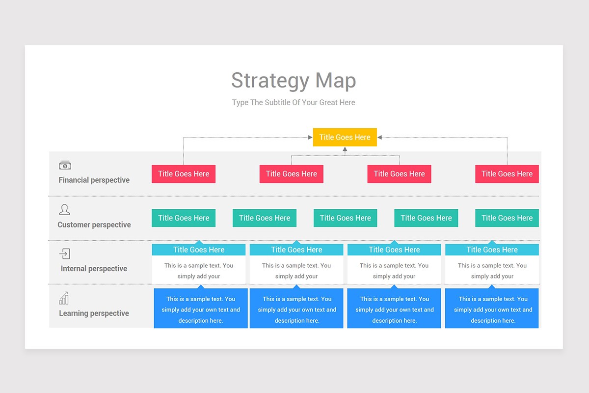 Strategy Map PowerPoint PPT Template | Nulivo Market