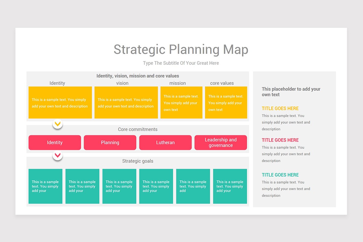 Strategy Map PowerPoint PPT Template | Nulivo Market