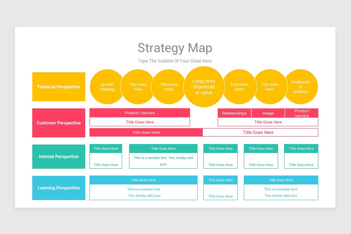 Strategy Map Keynote Template Diagrams | Nulivo Market