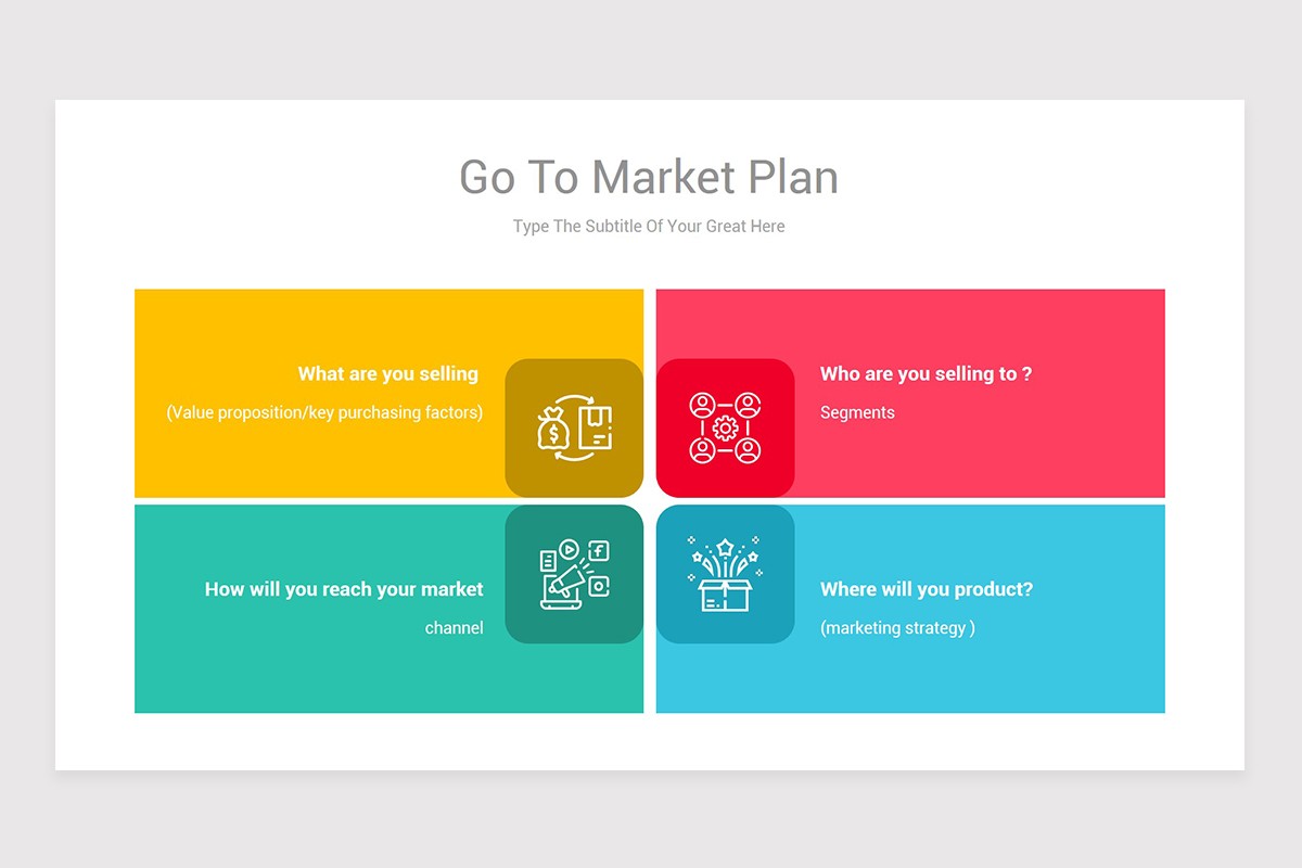 Go To Market Strategy PowerPoint PPT Template | Nulivo Market